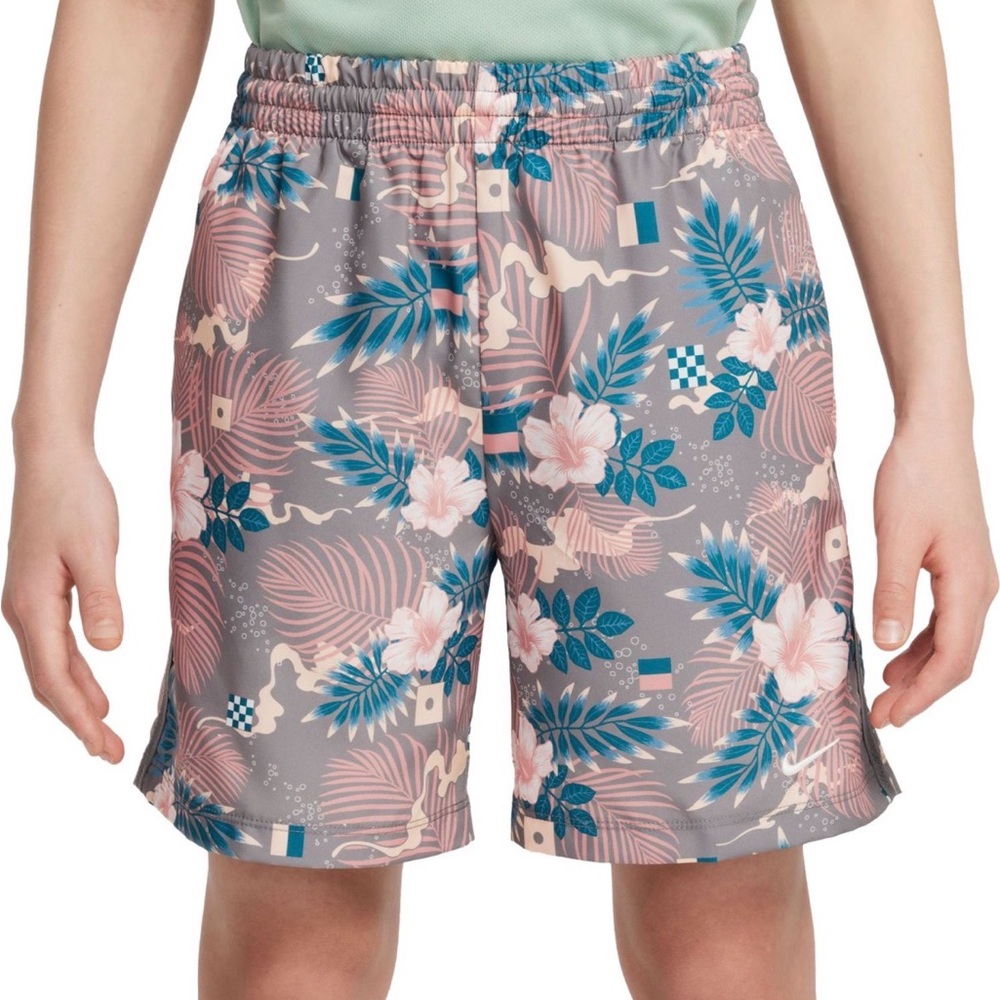 Nike Boys Medium Tropical Fauna Dri-Fit Woven Shorts Size Large New